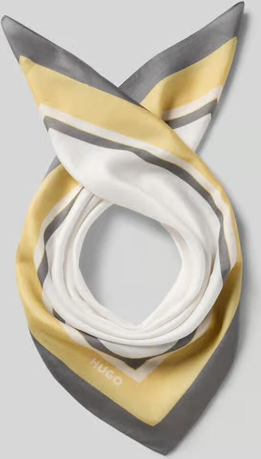 HUGO Sjaal van mix van viscose en zijde model 'BANDANA' - Foto 2
