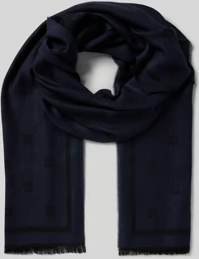 HUGO Sjaal van pure viscose model 'LASO'