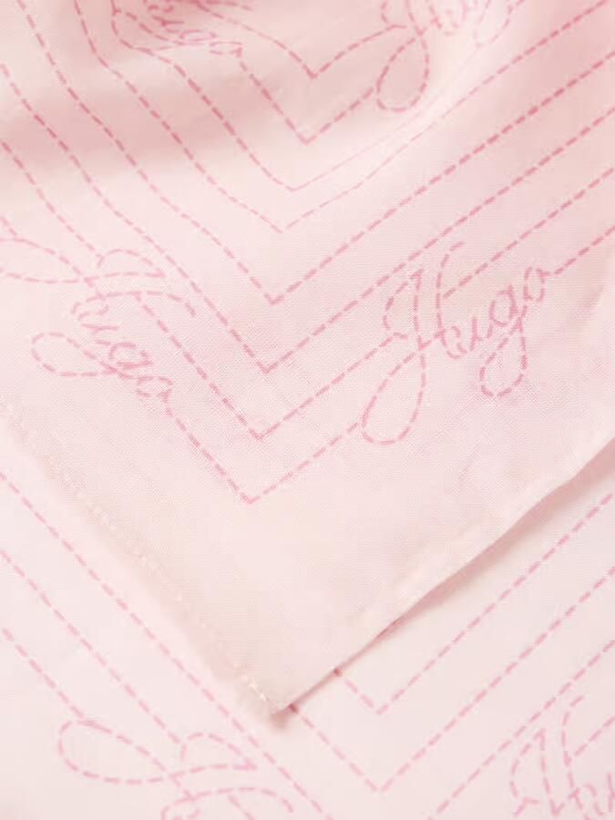 HUGO Sjaal van puur katoen in set van 2 model 'BANDANA'