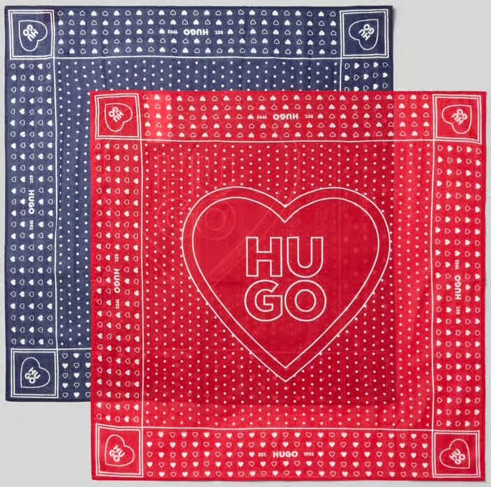 HUGO Sjaal van puur katoen model '2Bandana' - Foto 2