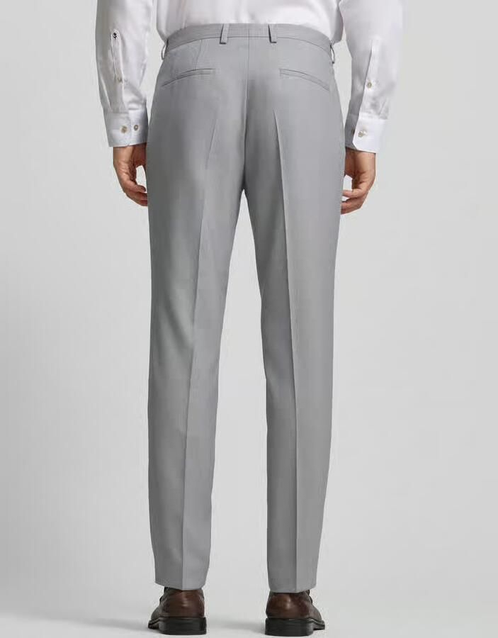 HUGO Skinny fit pantalon met wol model 'HESTEN253X' - Foto 2