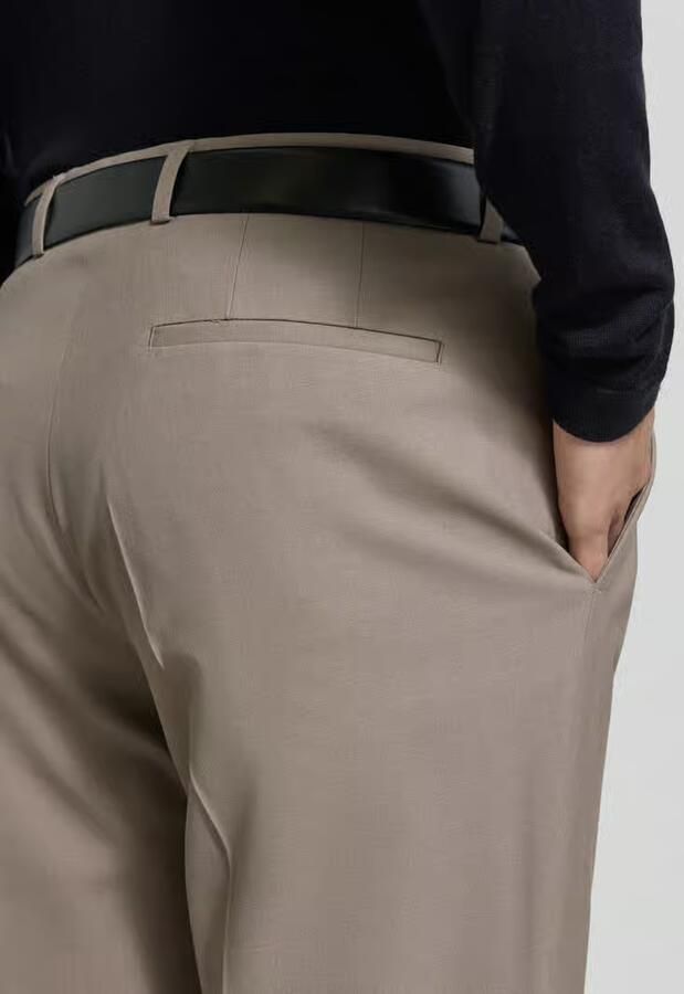 HUGO skinny fit pantalon van wolmix model 'HESTEN253X'