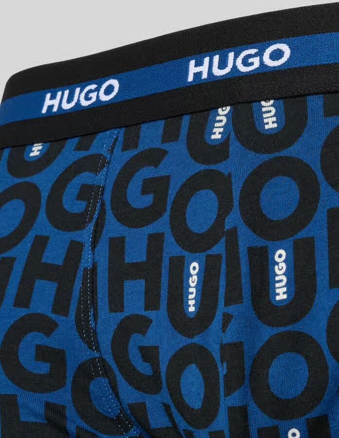 HUGO skinny fit trunks van katoenmix in set van 3