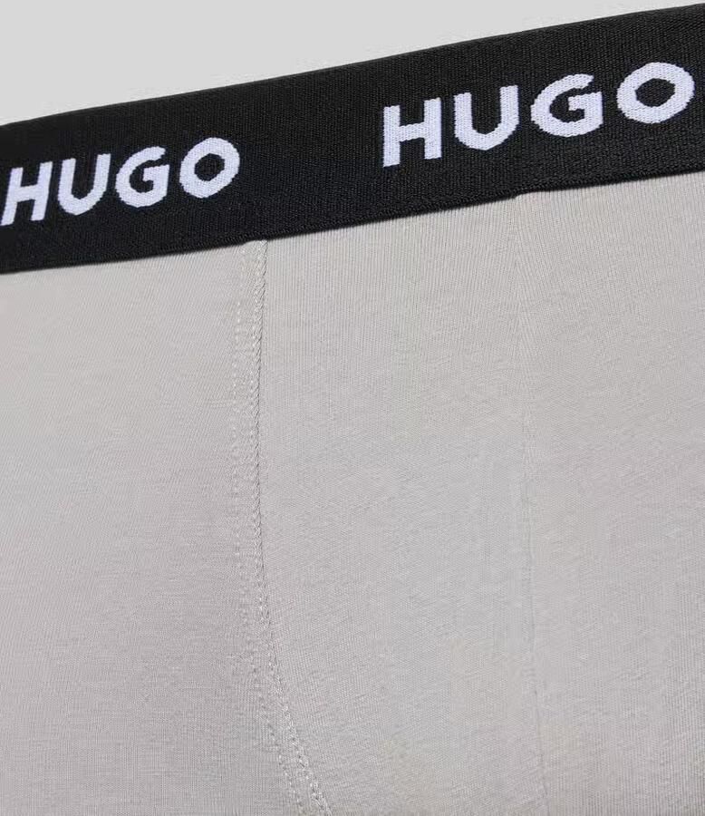 HUGO skinny fit trunks van katoenmix in set van 3