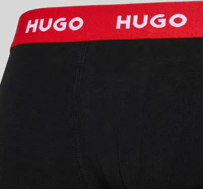 HUGO skinny fit trunks van katoenmix in set van 3