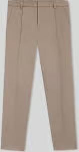 HUGO Slim fit bandplooibroek van katoenmix model 'GENRICH'