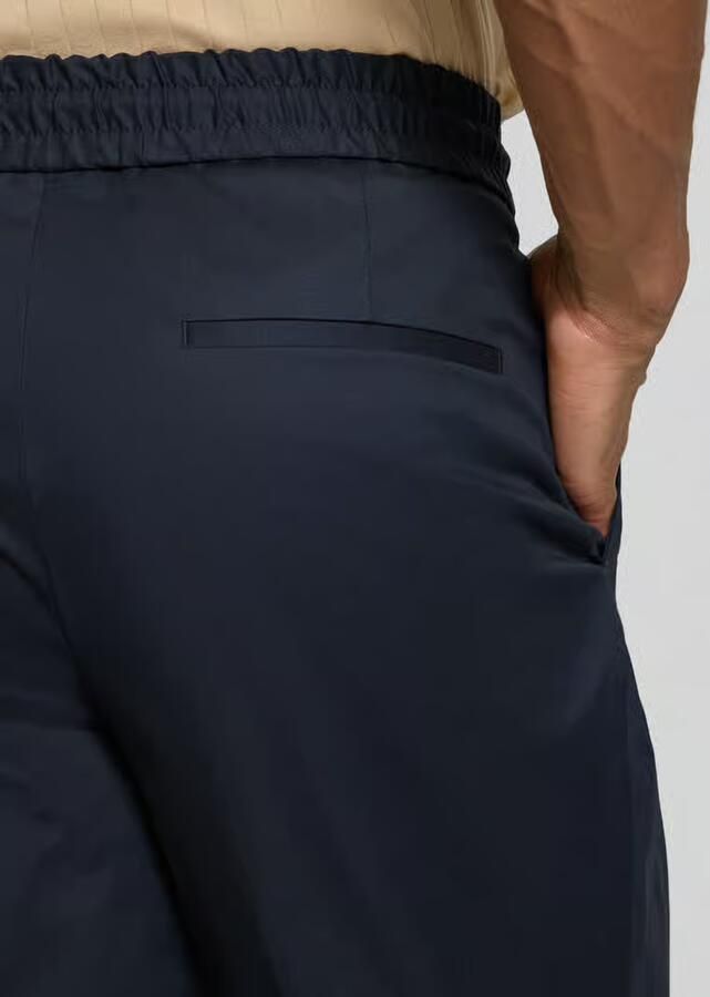 HUGO slim fit bandplooibroek van katoenmix model 'GETLIN251F3' - Foto 2