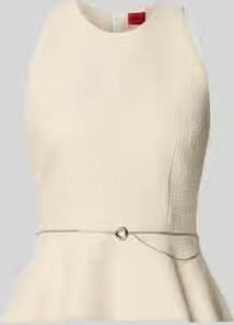 HUGO slim fit blousetop van puur katoen model 'CALETI'