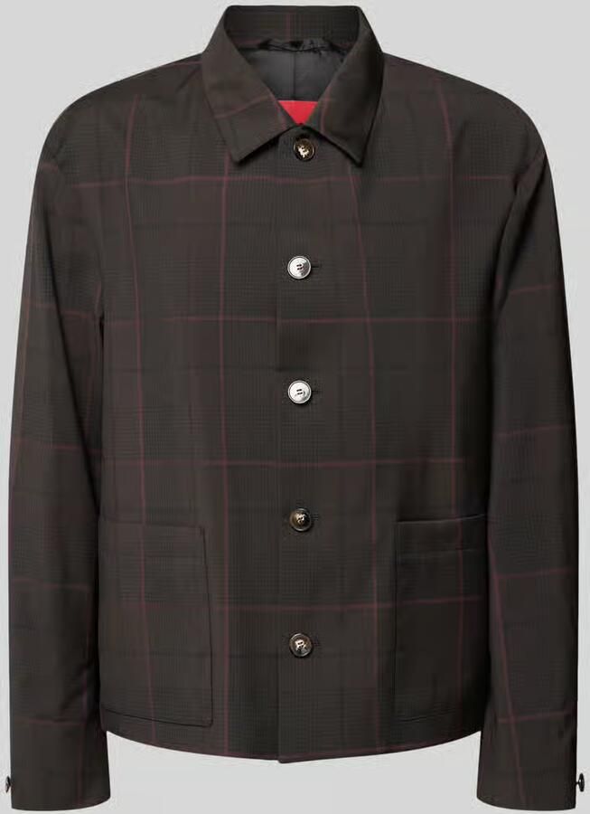 HUGO Slim fit colbert van pure scheerwol model 'Hypetar'