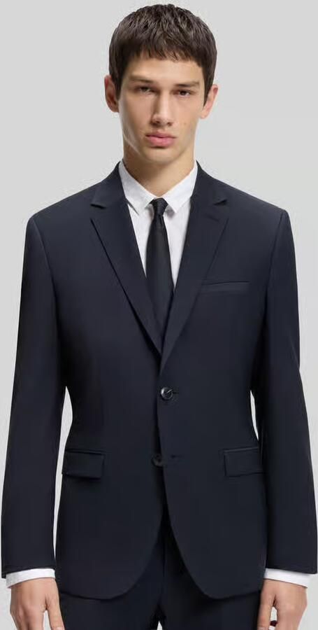 HUGO Slim fit colbert van wolmix model 'ARTI' - Foto 3
