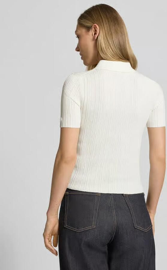 HUGO slim fit gebreide trui van viscosemix model 'Sareplette'