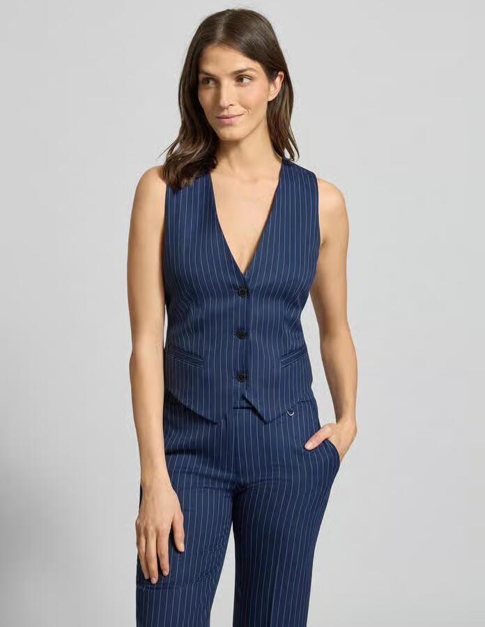 HUGO Slim fit gilet met viscosemix model 'AUMARA-2' - Foto 2