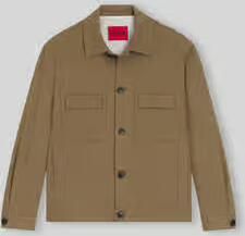 HUGO Slim fit hemdjack van twill model 'JULIANO243F1'