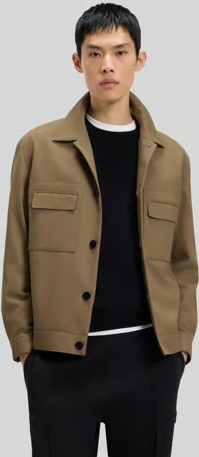 HUGO Slim fit hemdjack van twill model 'JULIANO243F1' - Foto 3