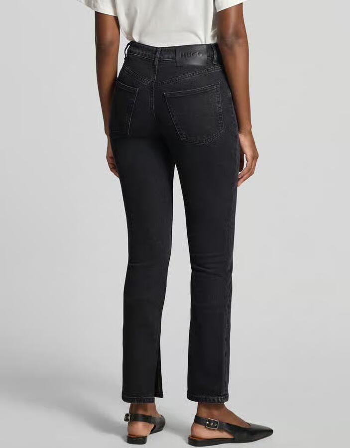 HUGO Slim fit jeans van katoenmix model 'GRITRIA_1' - Foto 2