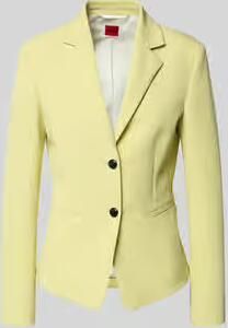 HUGO slim fit korte blazer met logo-applicatie model 'Agonia-1'