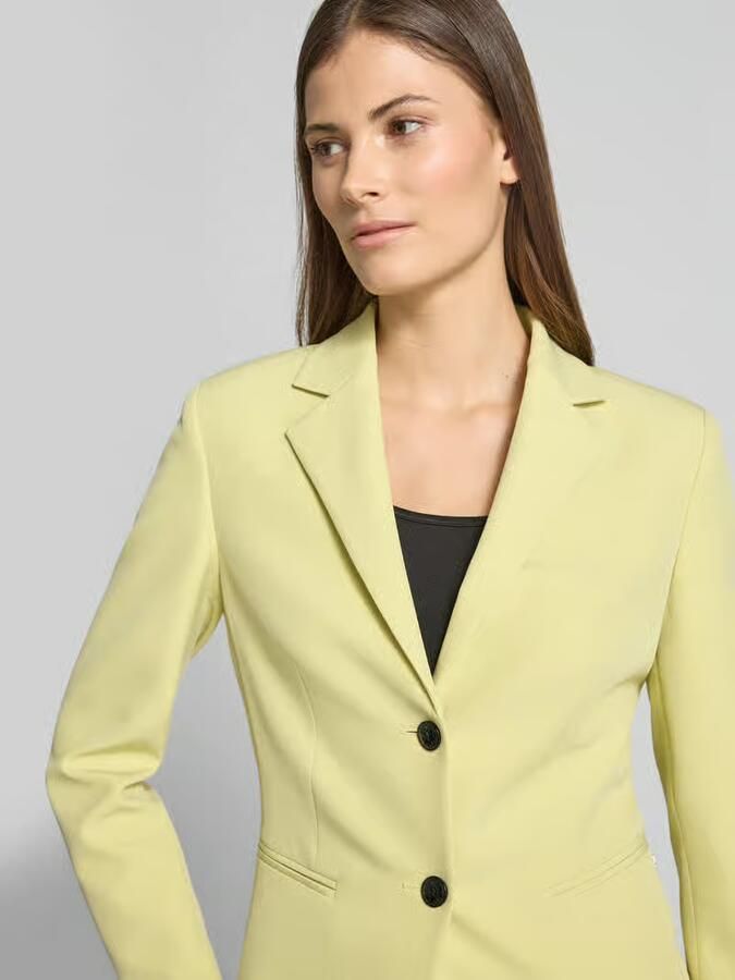 HUGO slim fit korte blazer met logo-applicatie model 'Agonia-1'