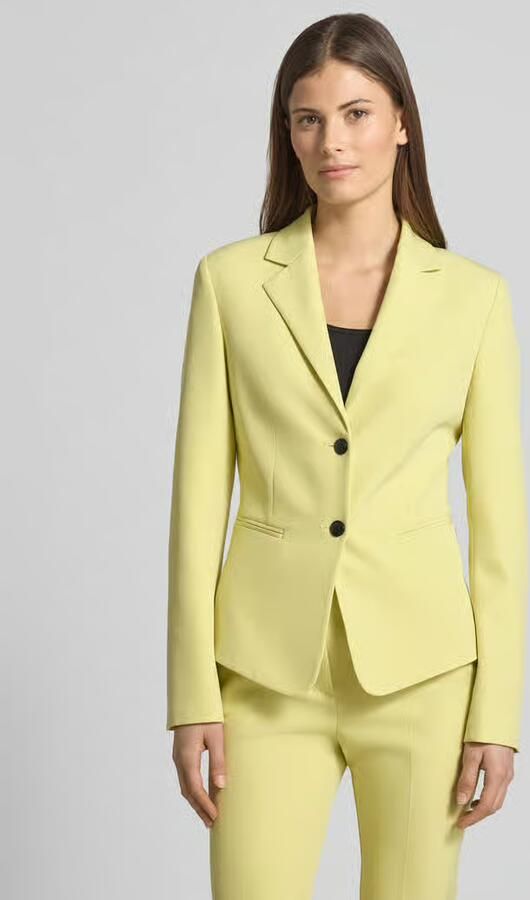 HUGO slim fit korte blazer met logo-applicatie model 'Agonia-1' - Foto 2