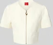 HUGO Slim fit korte blazer met viscose model 'Ambelle'