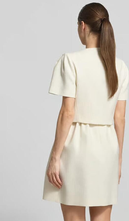 HUGO Slim fit korte blazer met viscose model 'Ambelle' - Foto 3