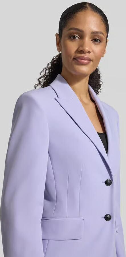 HUGO Slim fit lange blazer met figuurnaden model 'ASMALLA-1' - Foto 2