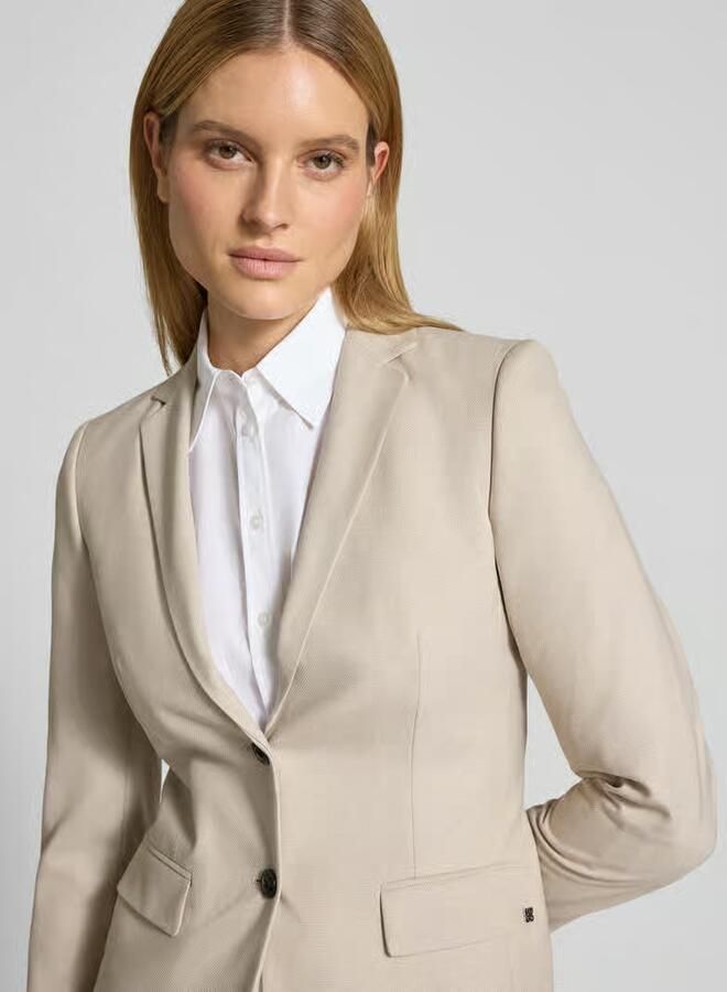 HUGO Slim fit lange blazer met viscose model 'ADALAS' - Foto 2