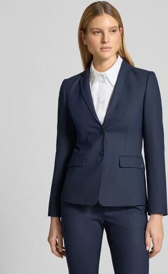 HUGO Slim fit longblazer met viscose Model 'ADALAS' - Foto 4