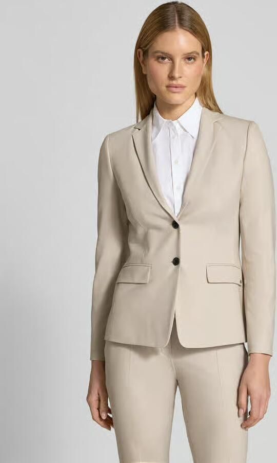 HUGO Slim fit longblazer met viscose Model 'ADALAS' - Foto 3