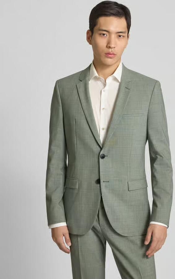 HUGO Slim fit pak met klepzakken model 'Arti Hesten232X' - Foto 2