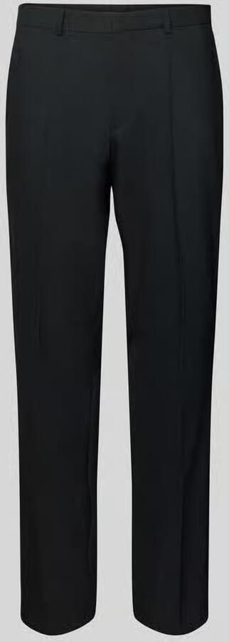 HUGO Slim fit pantalon met scheerwol model 'Hesten' - Foto 2