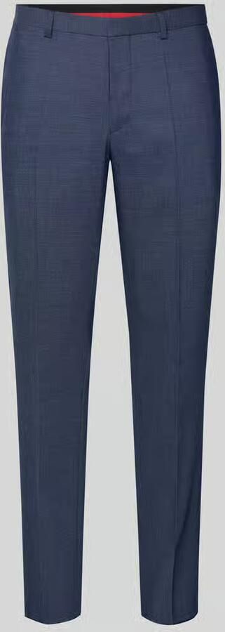 HUGO Slim fit pantalon met scheerwol model 'Hesten' - Foto 5