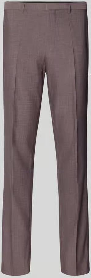 HUGO Slim fit pantalon van scheerwolmix model 'HESTEN253X'
