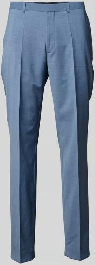 HUGO Slim fit pantalon van wolmix model 'HESTEN'