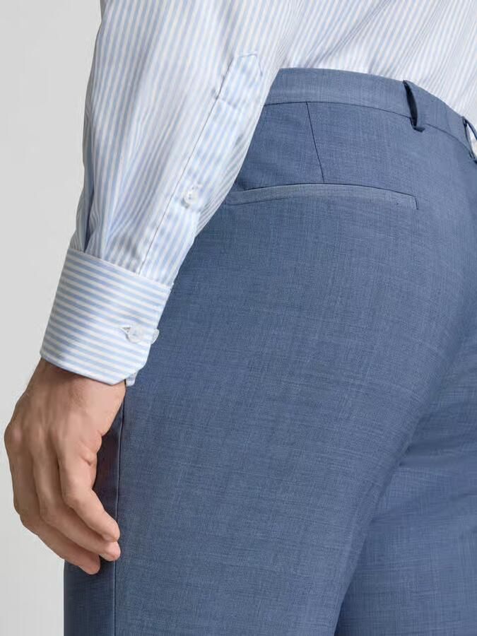 HUGO Slim fit pantalon van wolmix model 'HESTEN'