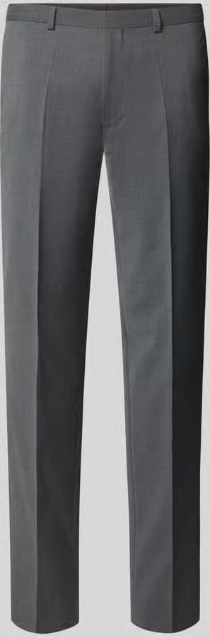 HUGO Slim fit pantalon van wolmix model 'HESTEN' - Foto 2