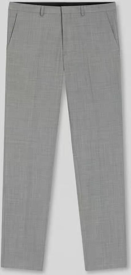 HUGO Slim fit pantalon van wolmix model 'HESTEN' - Foto 2