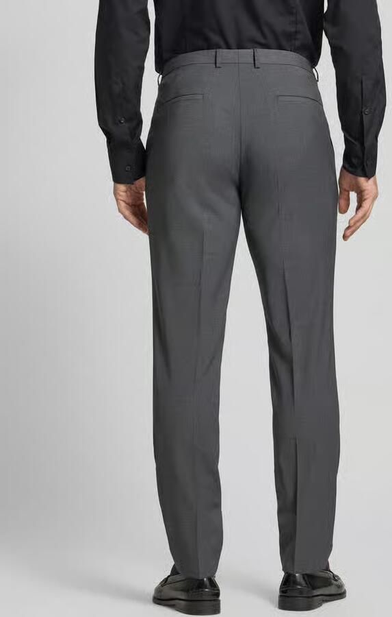 HUGO Slim fit pantalon van wolmix model 'HESTEN' - Foto 2