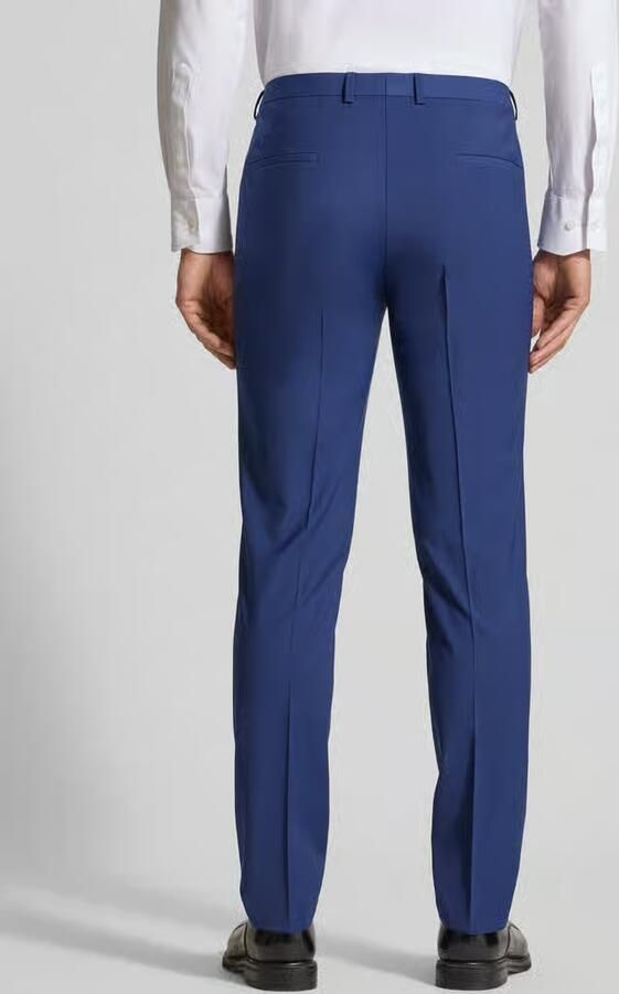 HUGO Slim fit pantalon van wolmix model 'HESTEN' - Foto 3