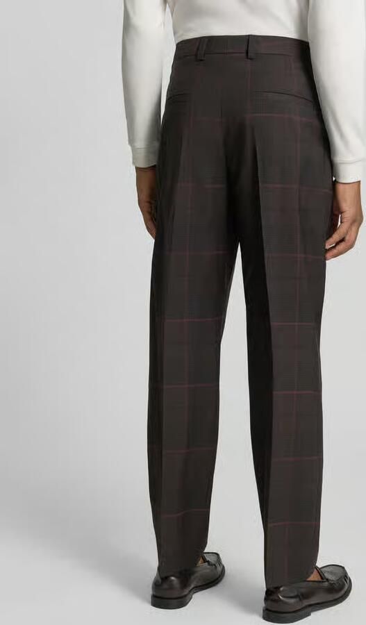 HUGO Slim fit pantalon van zuivere scheerwol model 'Gatur' - Foto 3