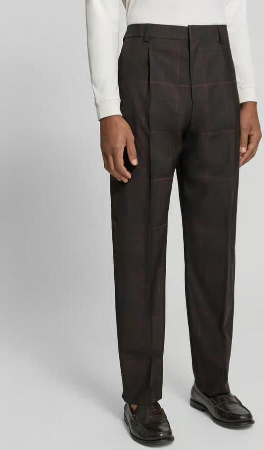 HUGO Slim fit pantalon van zuivere scheerwol model 'Gatur' - Foto 2