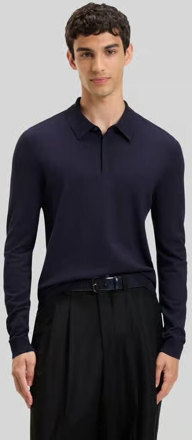 HUGO Slim fit poloshirt van viscosemix - Foto 2