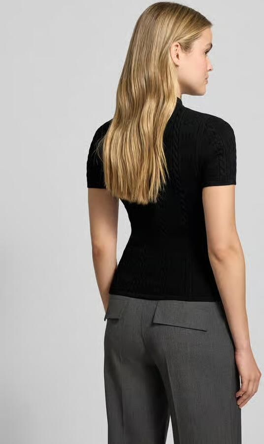 HUGO Slim fit pullover van viscosemix model 'SINANT'