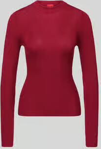HUGO slim fit pullover van wolmix met lyocell-kasjmier-aandeel model 'Sallya'