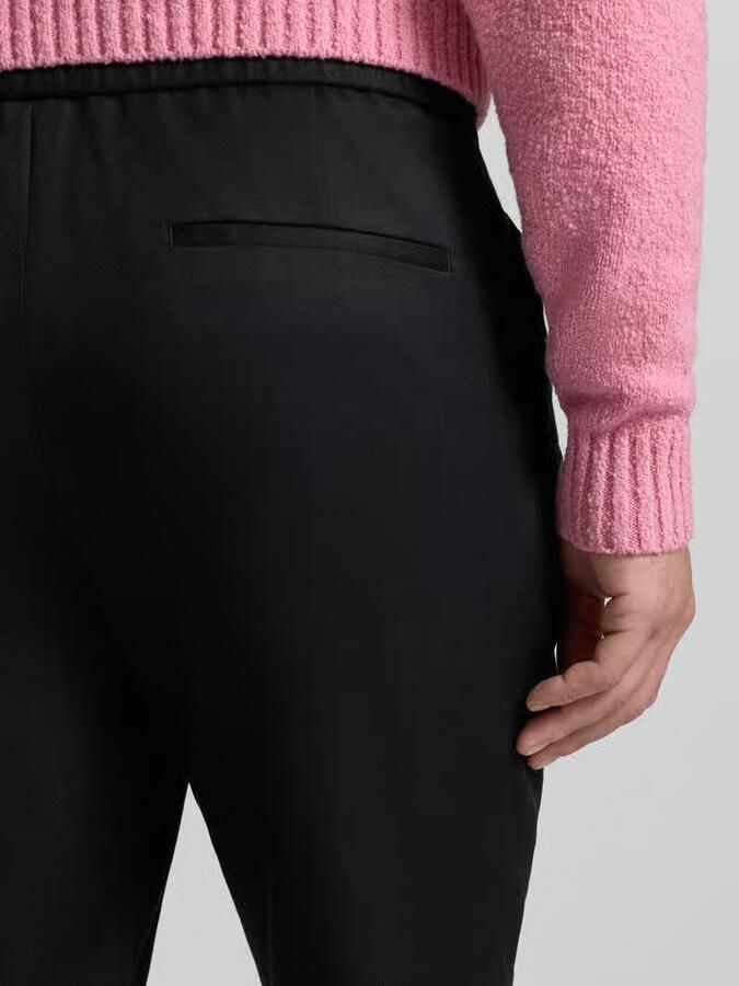 HUGO Slim fit stoffen broek van lyocellmix model 'GETLIN251F3' - Foto 2