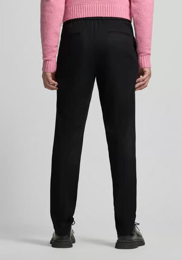 HUGO Slim fit stoffen broek van Lyocellmix Model 'GETLIN251F3' - Foto 3