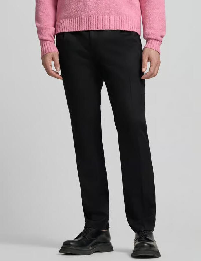 HUGO Slim fit stoffen broek van Lyocellmix Model 'GETLIN251F3' - Foto 2