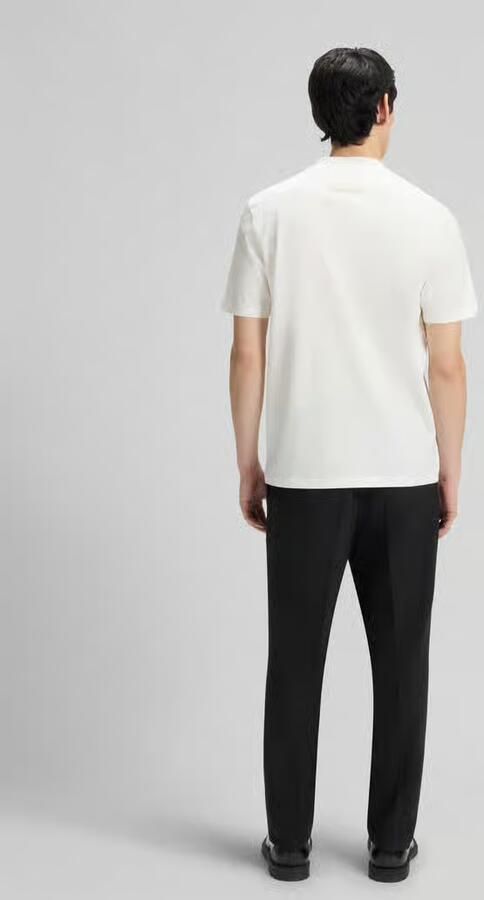 HUGO Slim fit t-shirt van 100% katoen model 'DIMERSOM' - Foto 2