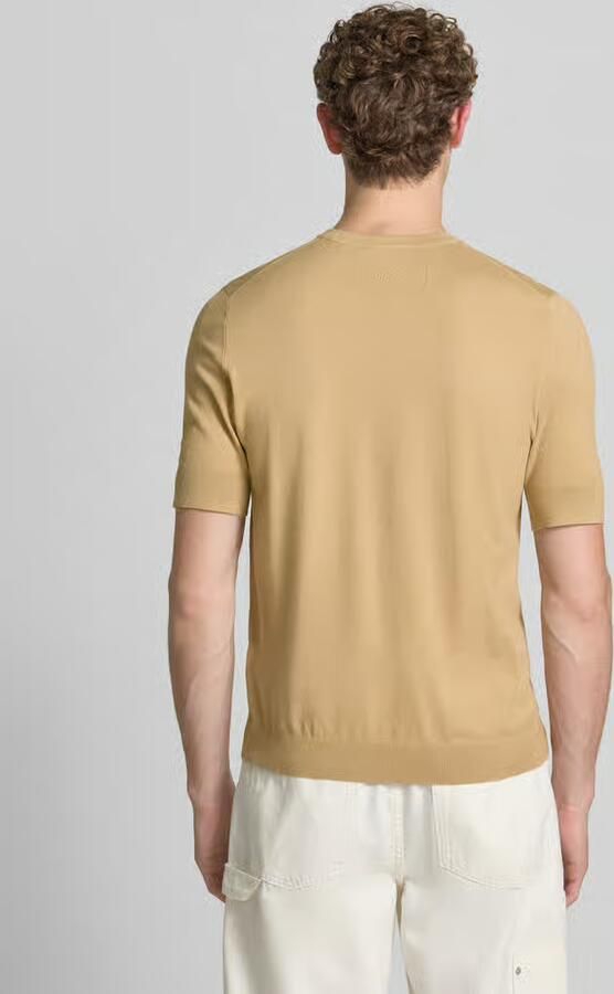 HUGO slim fit T-shirt van fijngebreid model 'SAN CARL-CV' - Foto 2