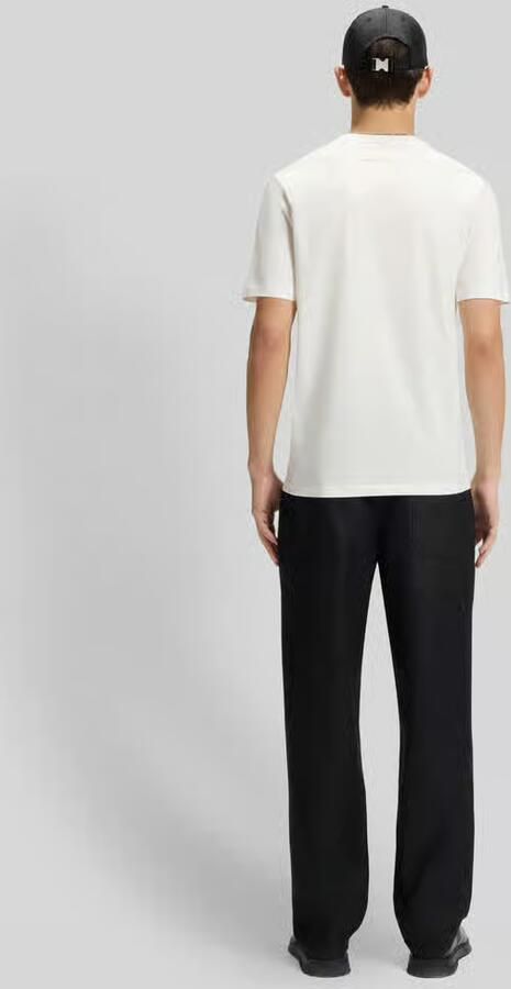 HUGO Slim fit T-shirt van puur katoen model 'DIMERSTEE'