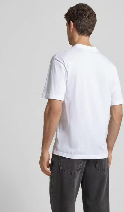 HUGO Slim fit T-shirt van puur katoen model 'DODGER' - Foto 4